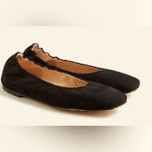 J.Crew Anya Suede Ballet Flats